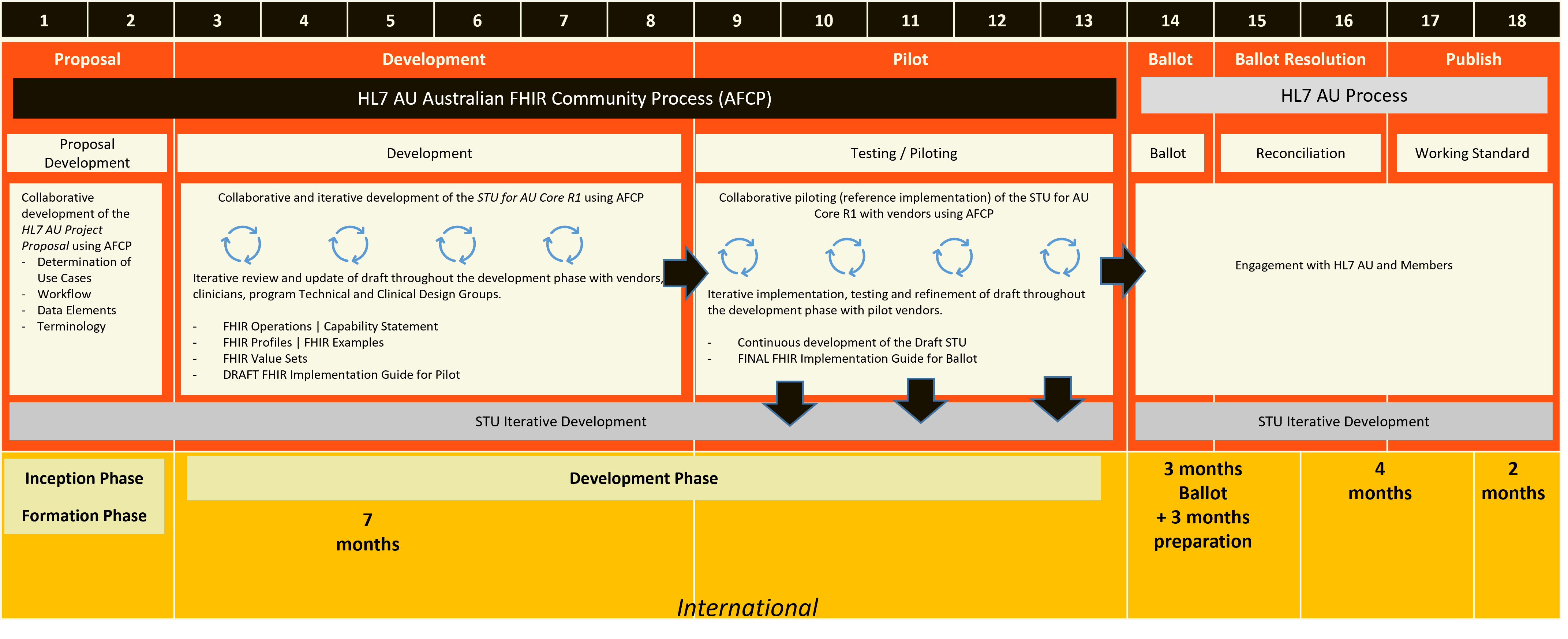 AU Patient Summary R1 Development process
